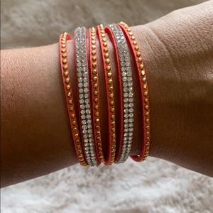 Paparazzi coral wrap bracelet